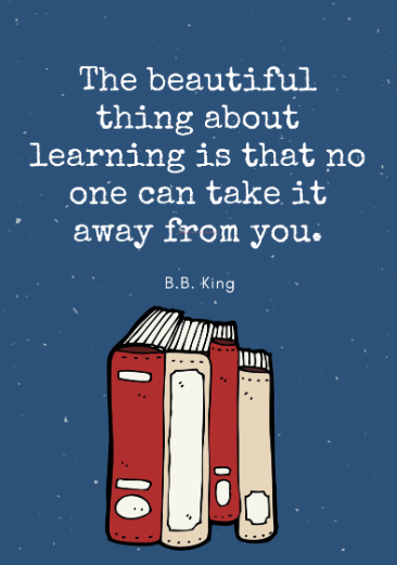 Learning is a beautiful thing